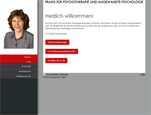 Tablet Screenshot of dr-scharfenstein.de